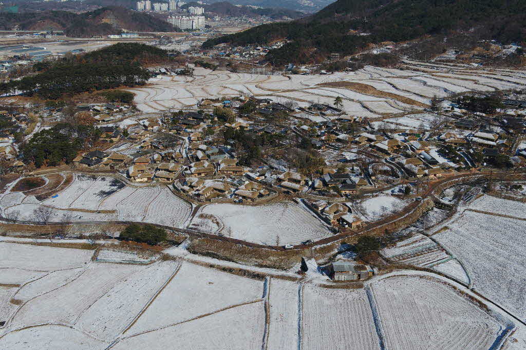 주요 관광지 설경