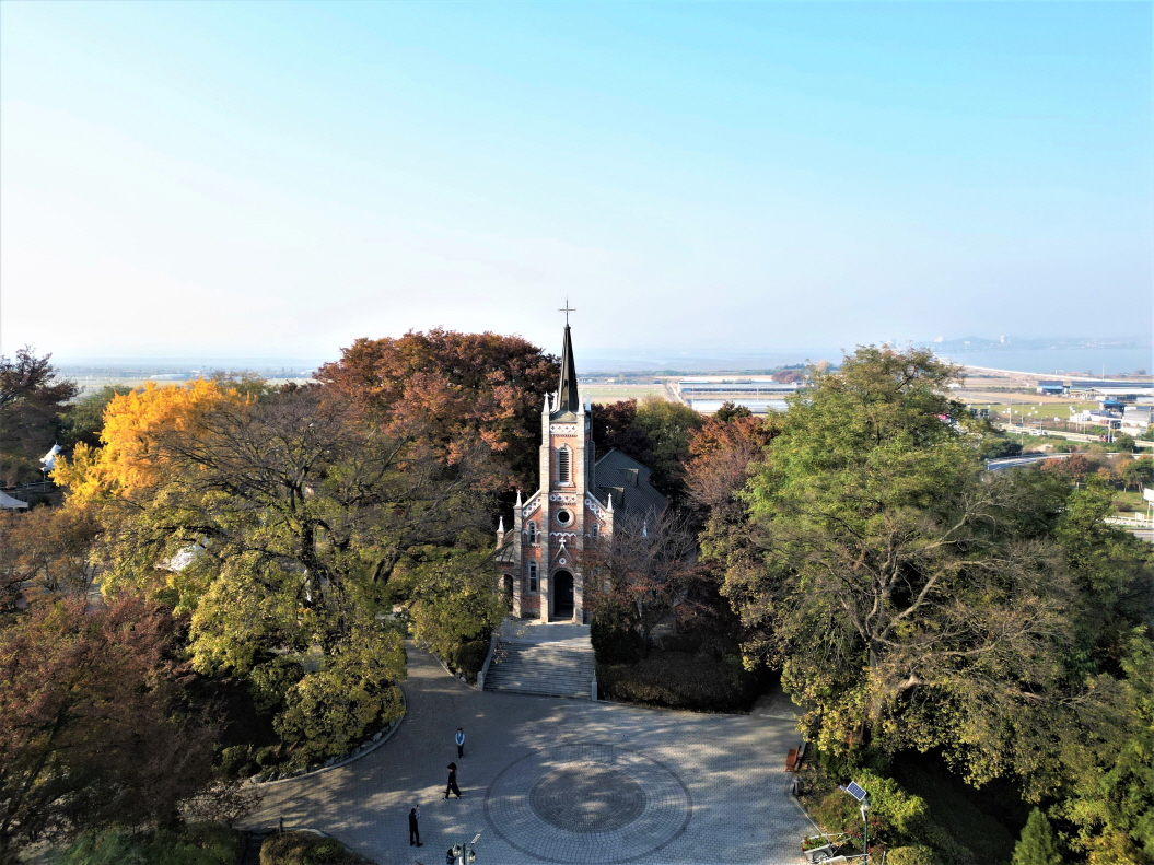 공세리성당_가을전경 (1)